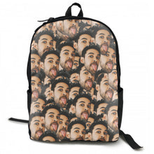 custom mash face photo backpack