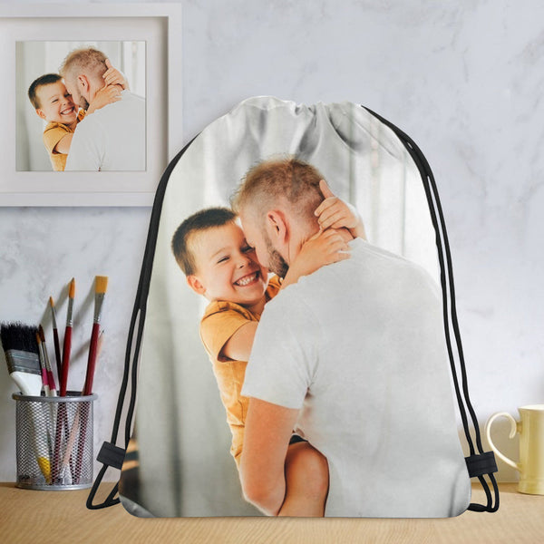 Customized Drawstring Sportpack with Photo Git for Sport Lover