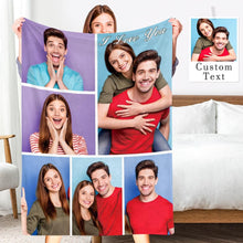 Custom Multi-Photo Blanket Gifts for Couple - giftlab