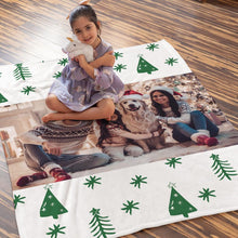 Custom Blanket Personalized Photo Blanket Christmas Gift For Family - Christmas Tree