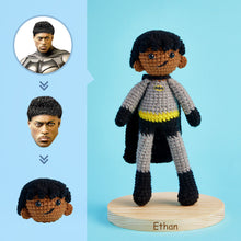 Custom Face Crochet Doll Personalized Handwoven Mini Dolls Gifts - Batman