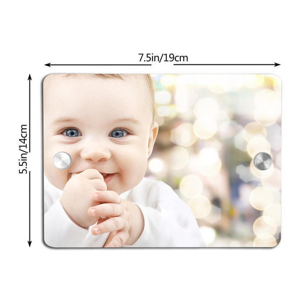 Custom Photo Door Signs Personalized House Signs Plates Door Plates Square - Baby