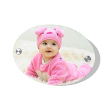 Custom Photo Door Signs Personalized House Signs Plates Door Plates Oval - Baby Newborn Gifts