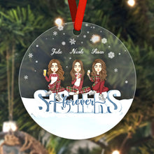 Sisters Ornaments Personalized Hairstyle Clothes Name Christmas Gifts