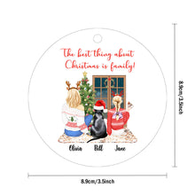 Personalized Family Clip Art Custom Name Cartoon Ornament Christmas Gifts