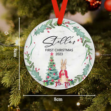 First Christmas Custom Name Ornament 2023 Christmas Gift