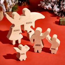 Personalized Wooden Family Puzzle Decor Custom Name Gifts for any Occasion