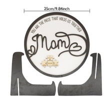 Personalized Mom Round Puzzle Plaque You Are the Piece That Holds Us Together Mother's Day Gift