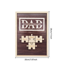 Personalized Dad Puzzle Plaque You Are the Piece That Holds Us Together Gifts for Dad - SantaSocks