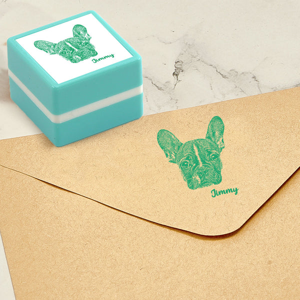 Personalized Portrait Stamp Custom with Name Stamps Funny Gifts
