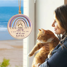 Personalized Rainbow Bridge Pet Memorial Ornament Sympathy Gifts for Pet Lovers