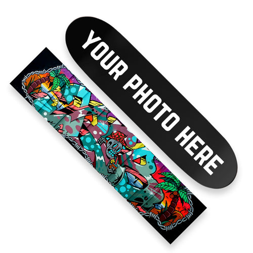 Personalized Multi Photo Grip Tape Non Slip Skateboard Tape Longboards Griptape Scooter Grips