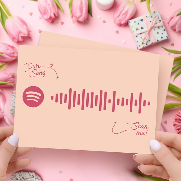 Custom Spotify Code Music Cards With Your Song