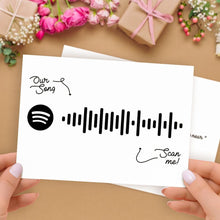 Custom Greeting Card Spotify Cards With Your Favorite Song