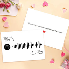 Custom Greeting Card Spotify Cards With Your Favorite Song