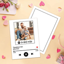 Custom Spotify Code Music Cards With Your Photo Music Cards for Lover