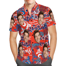 Vintage Hawaiian Shirts for Men Short Sleeve Aloha Beach Shirt Floral Summer Casual Button-Down Shirts