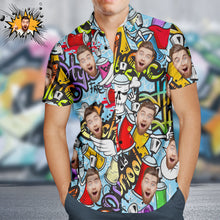 Custom Face Hawaiian Shirts Personalized Hip Hop Style Cool Shirt