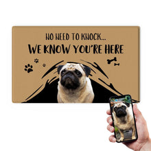 Custom Photo Doormat-No Need To Knock With Your Pet's Photo
