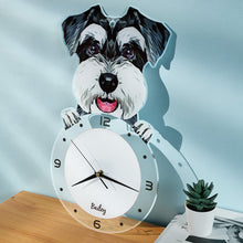 Custom Photo Clock Gifts for Pet Lover Personalized Dog Face Home Decor