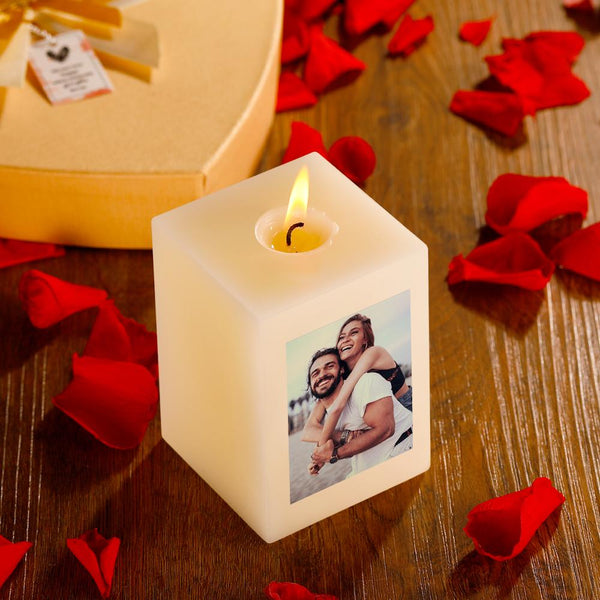 Personalized Photo Candle Home Decoration