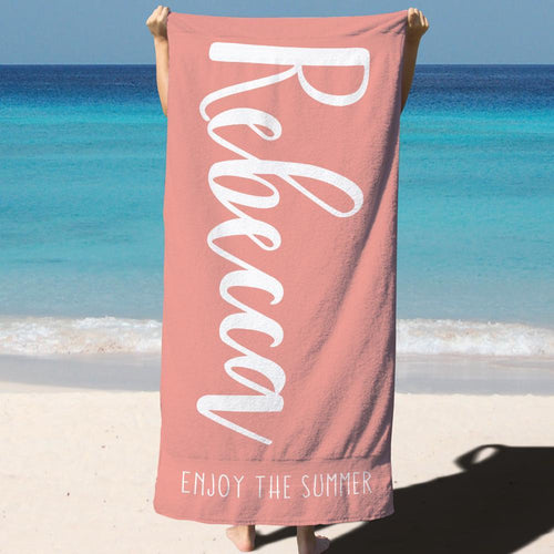 Hooded Bath Towel Beach Towel Custom Bath Towels with Name Sea World