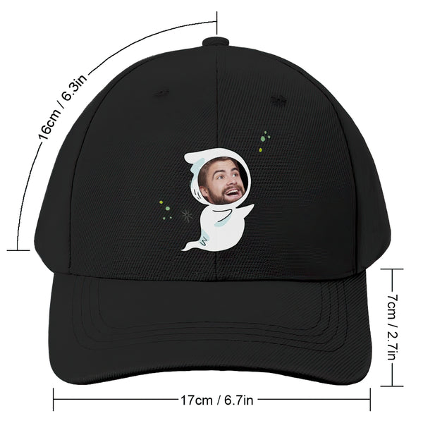 Custom Cap Personalised Face Baseball Caps Adults Unisex Printed Fashion Caps Gift - Ghost