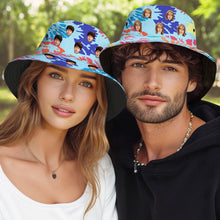 Custom Bucket Hat Unisex Face Bucket Hat Summer Colorful  Printed Hat - SantaSocks