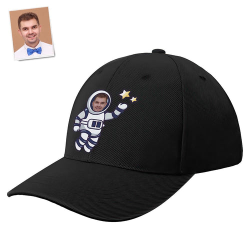 Custom Cap Personalised Face Baseball Caps Astronaut Printed Fashion Caps Gift Adults Unisex