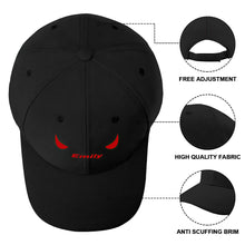 Custom Cap Personalised Baseball Caps with Text Adults Unisex Printed Fashion Caps Gift - Devil Horns
