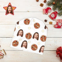 Custom Full Print Pullover Cap Personalized Photo Beanie Hats Christmas Gift for Her - Christmas Cookies