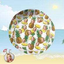 Custom Bucket Hat Personalized Face All Over Print Tropical Flower Print Hawaiian Fisherman Hat - Pineapple