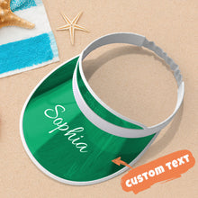 Custom Engraved Sun Hat Colorful Summer Gifts - Green