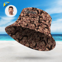 Custom Funny Bucket Hat Double-Side-Wear Reversible Summer Beach Sun Hat - SantaSocks