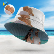 Custom Photo Bucket Hat Double-Side-Wear Reversible Outdoors Beach Fisherman Hat - SantaSocks