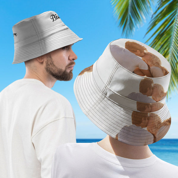 Custom Bucket Hat Double-Side-Wear Reversible Outdoors Beach Fisherman Hat - SantaSocks