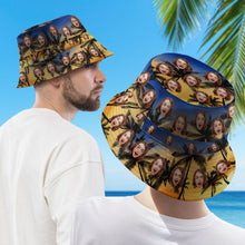 Personalized Bucket Hat Double-Side-Wear Funny Hawaiian Style Reversible Fisherman Hat - SantaSocks