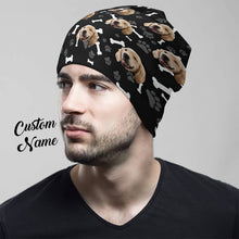 Custom Full Print Pullover Cap Personalized Photo Beanie Hats Pet Lover - Dog