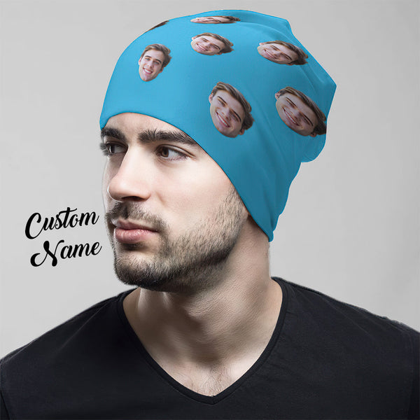 Custom Full Print Pullover Cap Personalized Photo Beanie Hats for Love