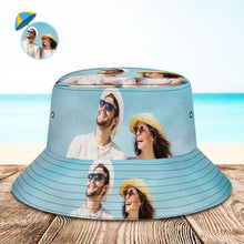 Custom Extra Large Bucket Hats Personalize Your Photo Outdoor Summer Cap Hiking Beach Sports Hats Gift for Lover