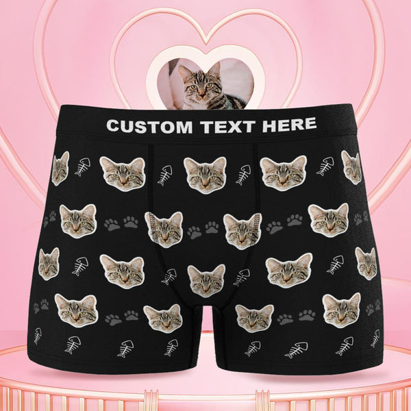 Men's Custom Cat Boxer Shorts 3D Online Preview