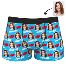 Couple Men's Custom Love Boxer Shorts Personalized LGBT Gifts