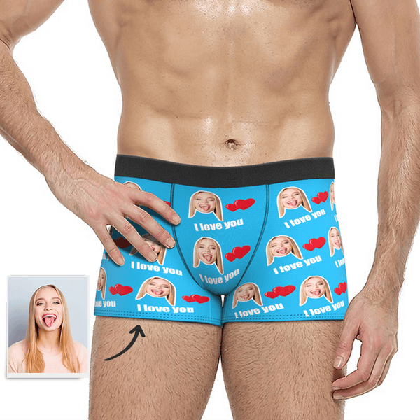 Father's Day Gifts - Custom Love Boxer Shorts