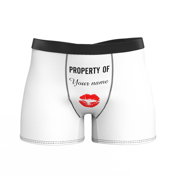 Father's Day Gifts - Custom Property of Yours Boxer Shorts
