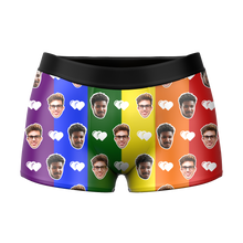 Men's Custom Photo Boxer Shorts - Rainbow Lgbt Gift