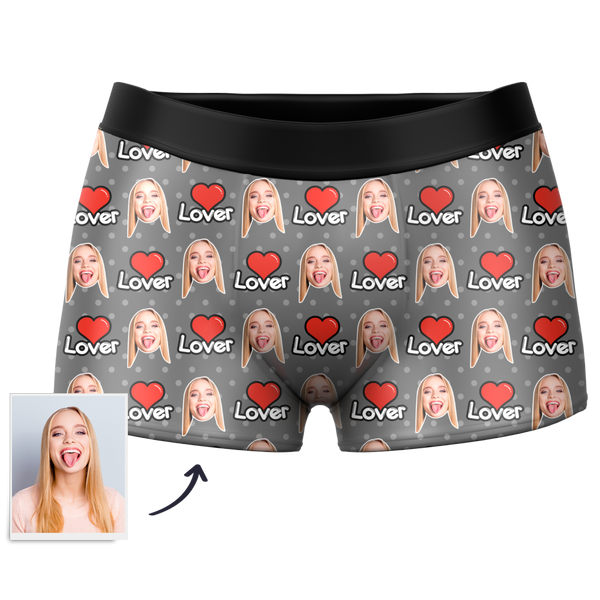 Custom Face Colorful Boxer-Lover