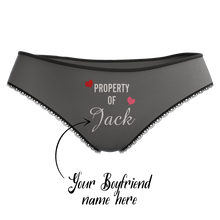 Custom Property of Yours Panties for Girlfriend & Wife -Love