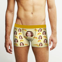 Custom Face Men Boxer Underwear Personalized Funny Brief Gift for Him