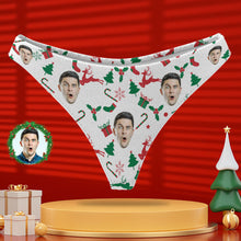 Custom Photo Panty Personalized Face Thong Underwear Christmas Gifts for Women