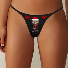 Custom Face on Women's Underwear Thongs Panty Christmas Gift - Mr.Right